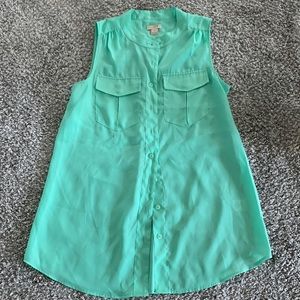 JCrew button up tank